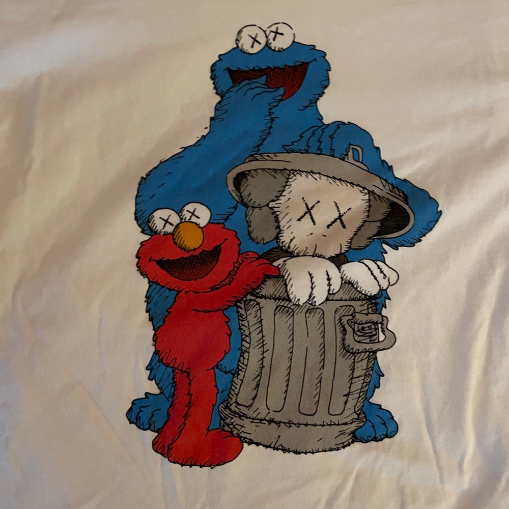 Uniqlo Kaws Sesame Street Shirt